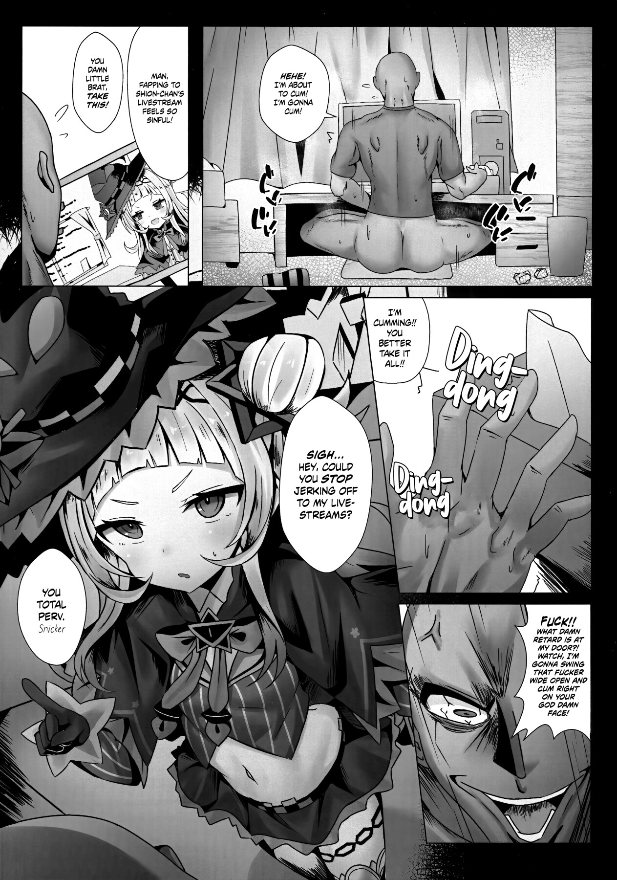 Hentai Manga Comic-Erolive ~ Murasaki Shion's Infinite Womb Impact VTuber Edition!-Read-3